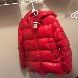 Red Moncler Maya Jacket